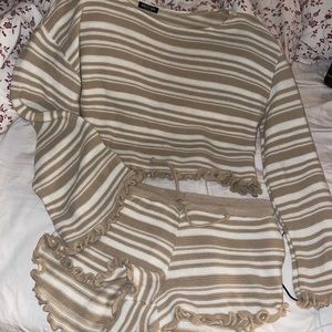 nasty gal striped set